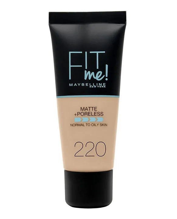 MAYBELLINE FIT ME FOUNDATION 220 NATURAL BEIGE
