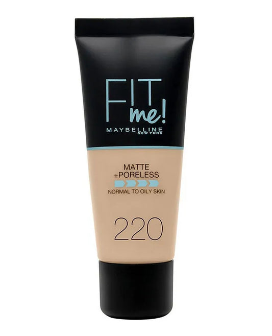 MAYBELLINE FIT ME FOUNDATION 220 NATURAL BEIGE