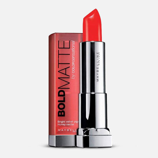 MAYBELLINE COLOR SENSATIONAL BOLD MATTE LIPSTICK - 4 LIGHT RED